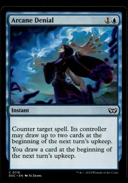 Arcane Denial #110 MTG Duskmourn NM X1 - Image 1