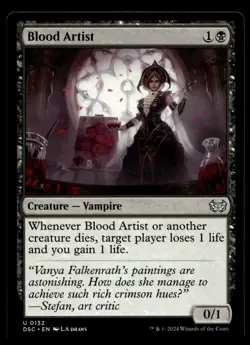 Blood Artist #132 MTG Duskmourn NM X1 - Image 1