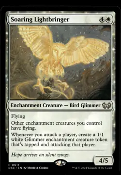 Soaring Lightbringer #11 MTG Duskmourn NM X1 - Image 1