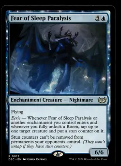 Fear of Sleep Paralysis #12 MTG Duskmourn NM X1 - Image 1