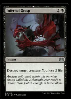 Infernal Grasp #143 MTG Duskmourn NM X1 - Image 1