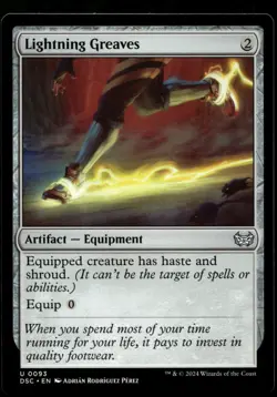 Lightning Greaves #93 MTG Duskmourn NM X1 - Image 1