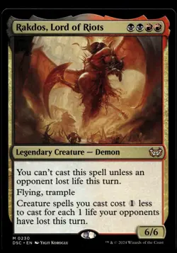 Rakdos, Lord of Riots #230 MTG Duskmourn NM X1 - Image 1