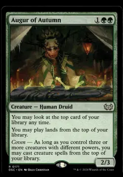 Augur of Autumn #171 MTG Duskmourn NM X1 - Image 1