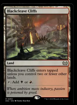 Blackcleave Cliffs #263 MTG Duskmourn NM X1 - Image 1