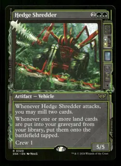 Hedge Shredder (Showcase) #320 MTG Duskmourn NM X1 - Image 1
