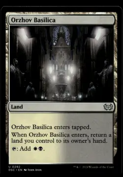 Orzhov Basilica #292 MTG Duskmourn NM X1 - Image 1
