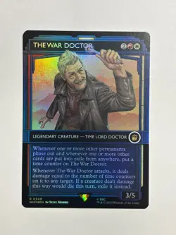 The War Doctor, FOIL Showcase Universes Beyond: Doctor Who Magic the Gathering - Image 1