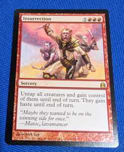 Insurrection, Planechase, Commander 2011, Magic the Gathering, MTG - Image 1