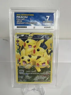 Pokemon TCG: Pikachu RC29/RC32 Generations: Radiant Collection ACE 7 NEAR MINT - Image 1