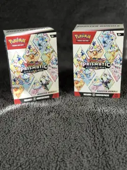 Pokemon TCG Prismatic Evolutions (SV8.5), Booster Bundles, Lot of 2 (Eevee) - Image 1