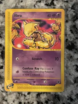 Pokemon Expedition Base Set Abra #93, Kadabra #84, and Alakazam non holo #33 - Image 3