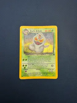 (HP) Dark Arbok Holo Team Rocket 2/82 Unlimited Holo Rare Pokemon TCG - Image 1