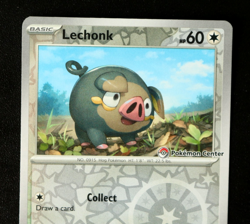 Pokemon Card TCG - Lechonk 155/198 - Pokemon Center Stamped Promo - NM ⭐ - Image 2