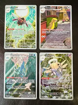 Pokemon Mega Evolutions Lot of 4 Illustration Rare’s CLEAN - Image 1
