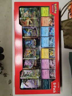 Pokemon TCG Prismatic Evolutions 8-Pack Mini Tins Promo Costco Bundle EEVEE - Image 1
