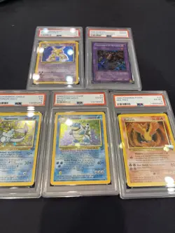 Reserved Bundle Pokemon Slabs 5x Bundled For Buyer - Image 2