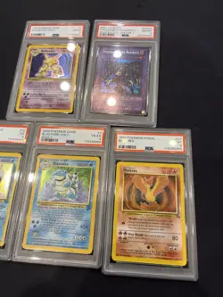Reserved Bundle Pokemon Slabs 5x Bundled For Buyer - Image 3