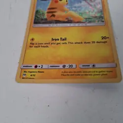 Pokemon Pikachu Holo Card 6/12 McDonald's 2019 Promo - Image 2