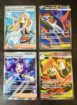 Pokemon Mega Evolutions Lot of 4 Full Art Ultra Rare’s - Image 1