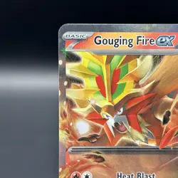 Gouging Fire ex 038/162 SV05: Temporal Forces Double Rare Holo Pokemon TCG NM - Image 3