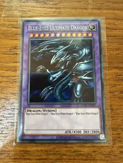 Blue-Eyes Ultimate Dragon LCKC-EN057 Unlimited Secret Rare NM - Image 1