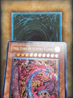 Yugioh Uria, Lord of Searing Flames SOI-EN001 Ultimate Rare 1st Ed MP - Image 2