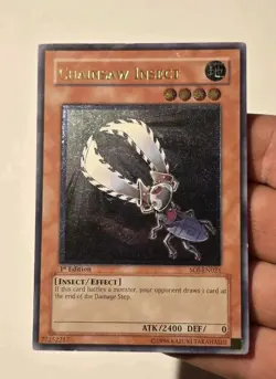 Yugioh Chainsaw Insect SOI-EN021 Ultimate Rare 1st Edition MP - Image 5