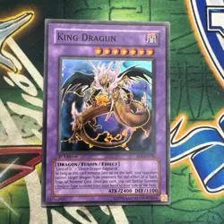 Yugioh! King Dragun FET-EN036 Super Rare 1st Edition MP - Image 1