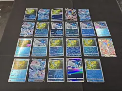 Lot Of 22 Glaceon Chinese Gem Pack 2 Pokemon Cards - Image 1