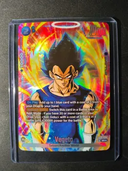 Vegeta FB05-038 Alternate Art New Adventure Dragon Ball Super TCG Card - Image 1