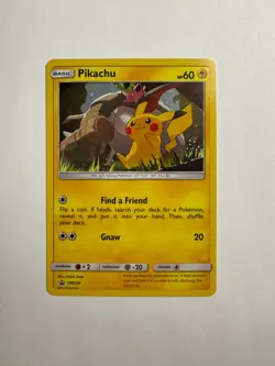 Pikachu - SM234 - Pokemon Sun & Moon Promo Holo Rare Card LP - Image 1