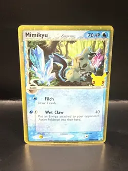 Pokemon Card TCG - Mimikyu Delta Species SWSH136 Promo Celebrations B - Image 2
