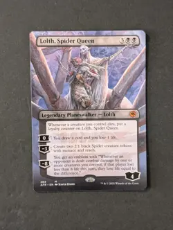 MTG Adventures in the Forgotten Realms Lolth Spider Queen Borderless Card 284 - Image 1