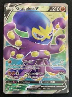 Grapploct V 072/073 Champions Path Full Art Ultra Rare Holo Pokemon TCG Card NM - Image 1