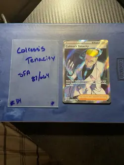 Colress's Tenacity Shrouded Fable Ultra Rare Card 087/064 Near Mint Condition - Image 1