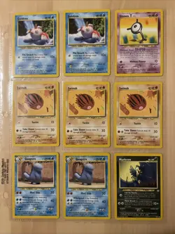 Pokemon Neo Revelation 52 Card Common And Uncommon Lot - Image 1