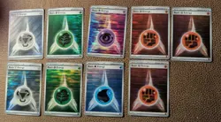 Lot Of 9 Energy Pokemon Holo cards - Image 2