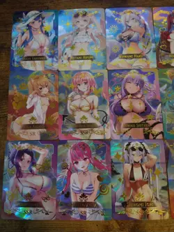BEAUTIFUL 15 Goddess Story Card Lot - Anime Girls Waifu Rikka Shinobu Miku Iori - Image 3