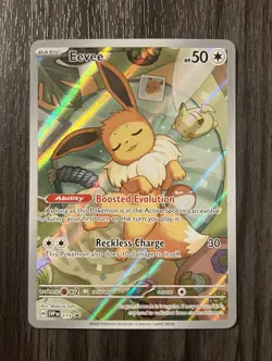 2025 Pokemon TCG Pristmatic Evolutions #SVP173 Eevee Full Art Holo Promo Card NM - Image 1
