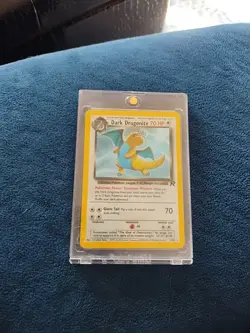 Original Dark Dragonite Holographic Rocket Power Edition Pokemon Card - Image 5