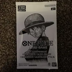 9x One Piece Card Game 3rd Anniversary Treasure Sealed Promo Packs English - Image 3
