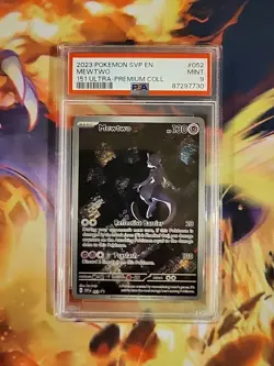 Pokemon TCG 2023 Ultra Premium Mewtwo Promo Card #052 PSA 9 - Image 1