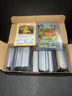 Big Box Of Pokemon Card Collection Lot Vintage Wotc Base Set Holos Full Arts - Image 1