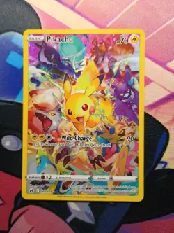 Pokemon Pikachu TCG Card Crown Zenith 160/159 Holo Secret Rare NM/Mint Condition - Image 2