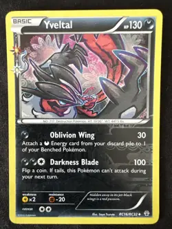 Yveltal RC16-32 Generations: Radiant Collection Holo Pokemon Card Near Mint NM - Image 1