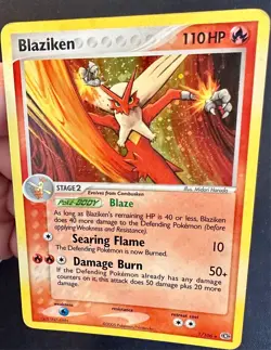 Blaziken 1/106 2005 EX Emerald Pokemon Card Cosmos Holo Rare Vintage - Lp - Image 2