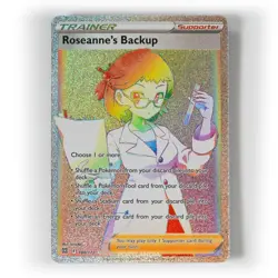 Pokemon - Roseanne's Backup - 180/172 - SWSH Brilliant Stars - Secret Rare Card - Image 1