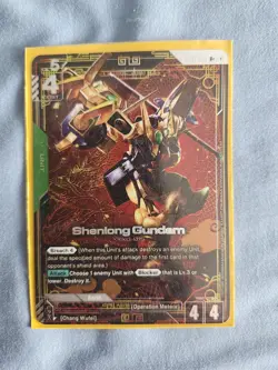 Shenlong Gundam | R+ | GD01-029 | Gundam Card Game TCG Foil Rare + Alt Art - Image 1