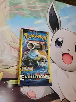 Pokemon XY Evolutions 3-Card Booster Pack Brand New Factory Sealed Blastiose - Image 1